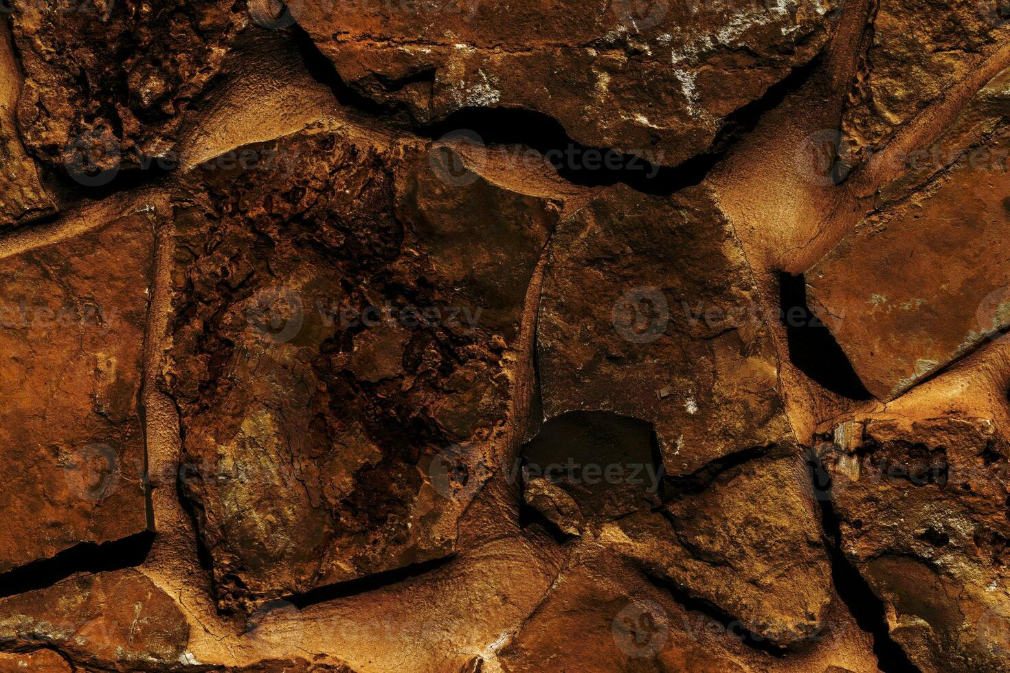 Background of a stone and metal texture. The perfect combination of strength and elegance. photo