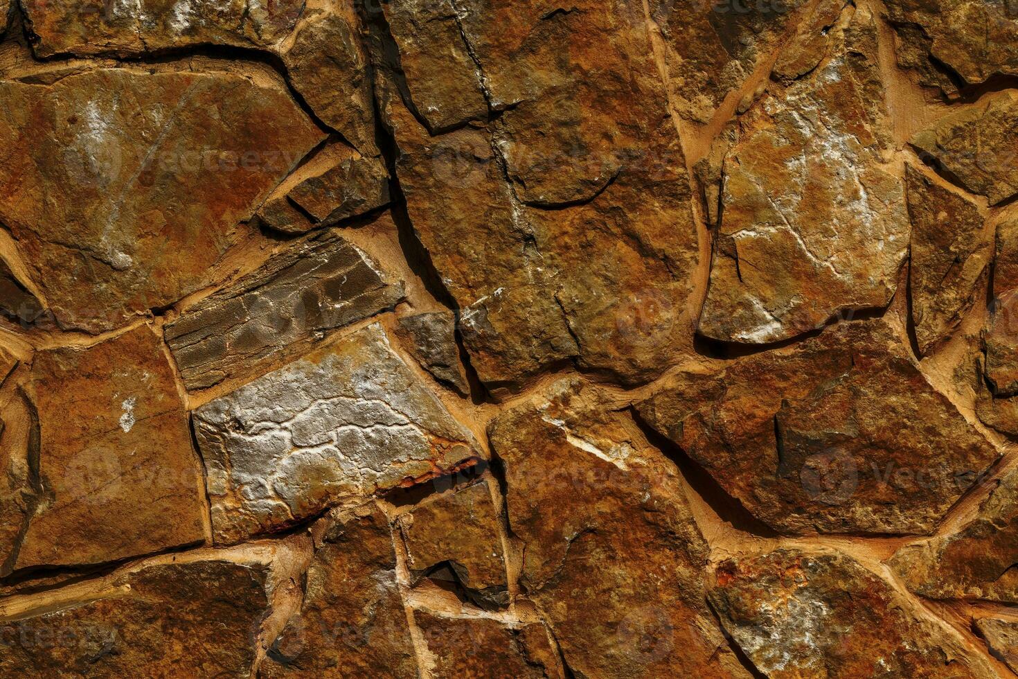 Background of a stone and metal texture. The perfect combination of strength and elegance. photo