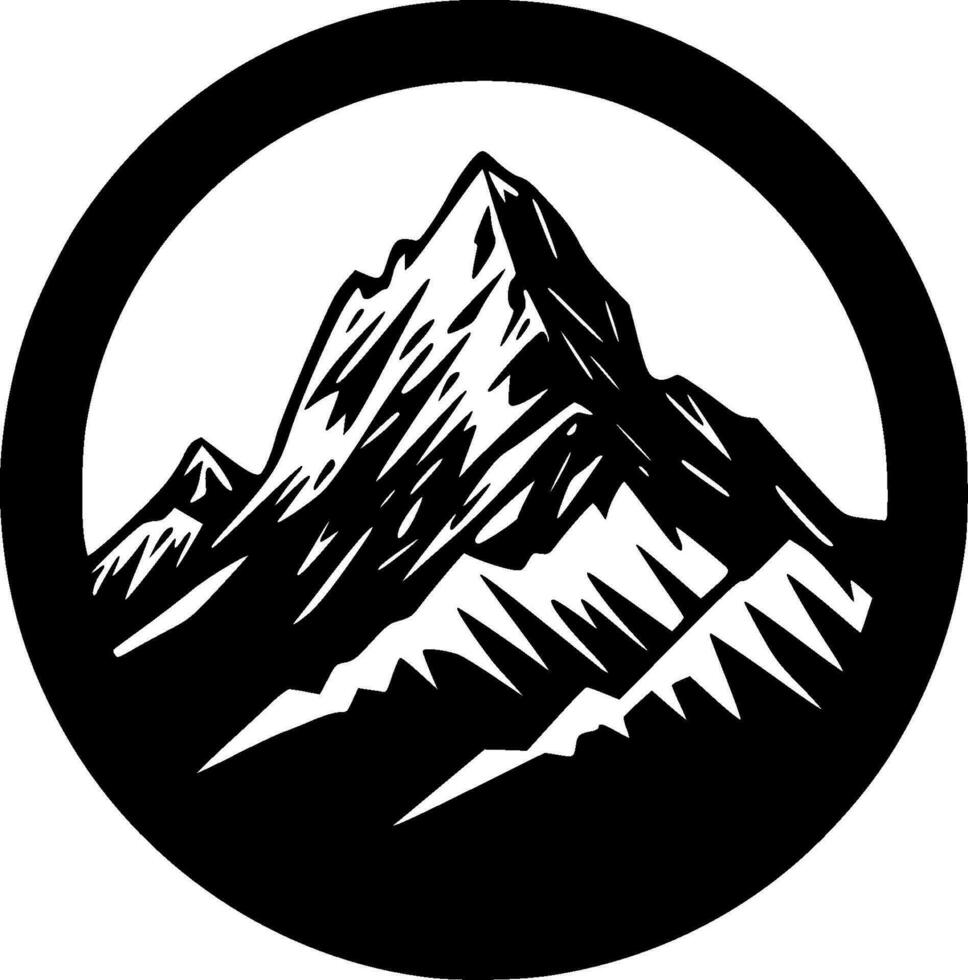 Mountain - High Quality Vector Logo - Vector illustration ideal for T-shirt graphic