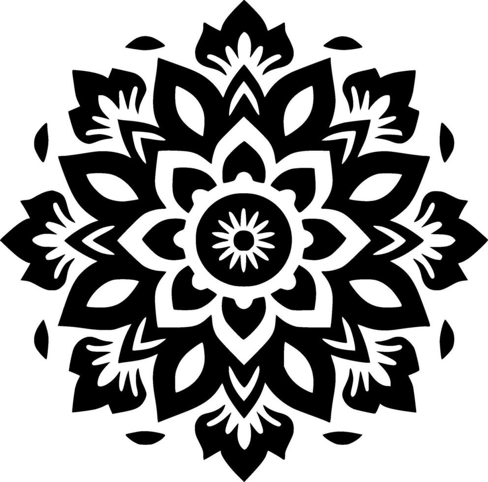 Mandala - High Quality Vector Logo - Vector illustration ideal for T-shirt graphic