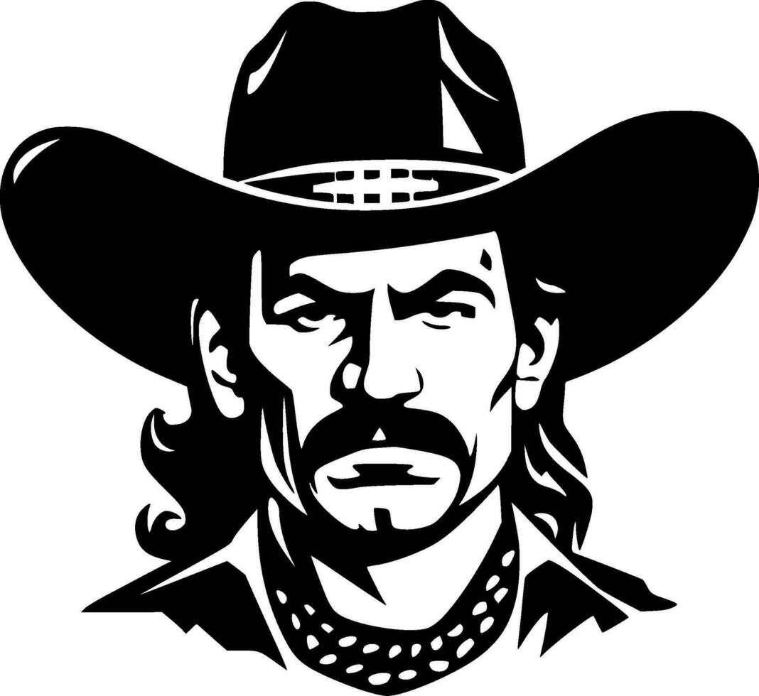 Cowboy - High Quality Vector Logo - Vector illustration ideal for T-shirt graphic