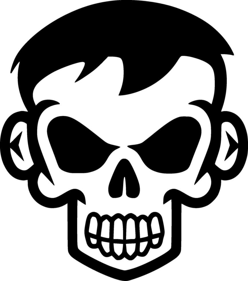 Skull - High Quality Vector Logo - Vector illustration ideal for T-shirt graphic