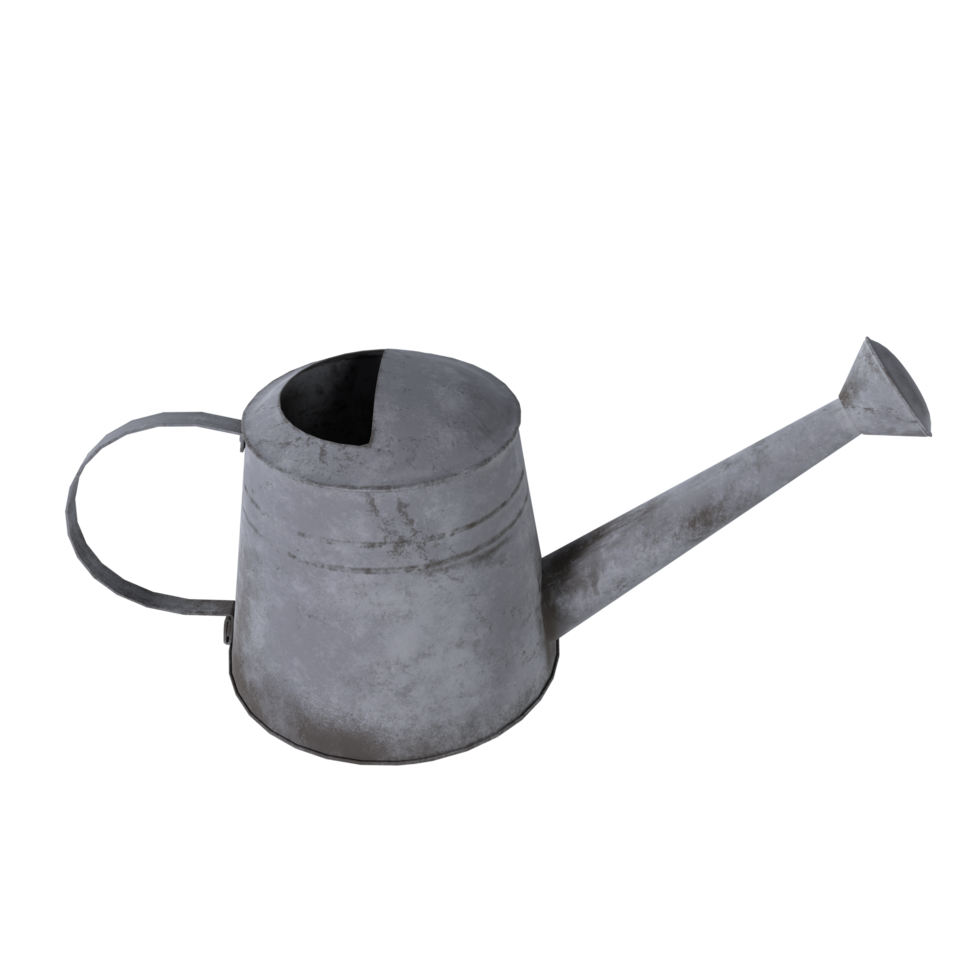 a watering can on a transparent background png