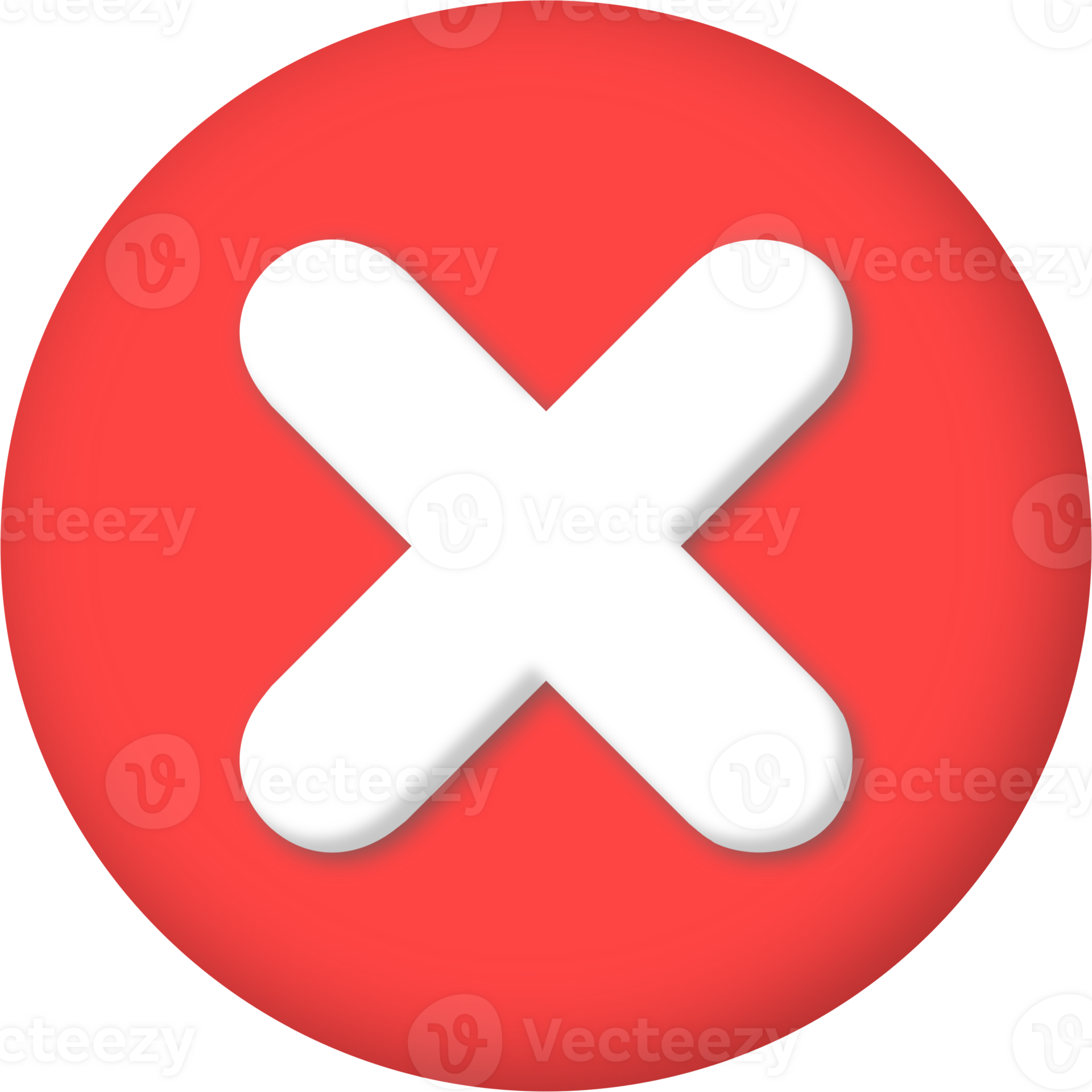 incorrect red mark icon, yes or no, approved, declined, right, wrong
