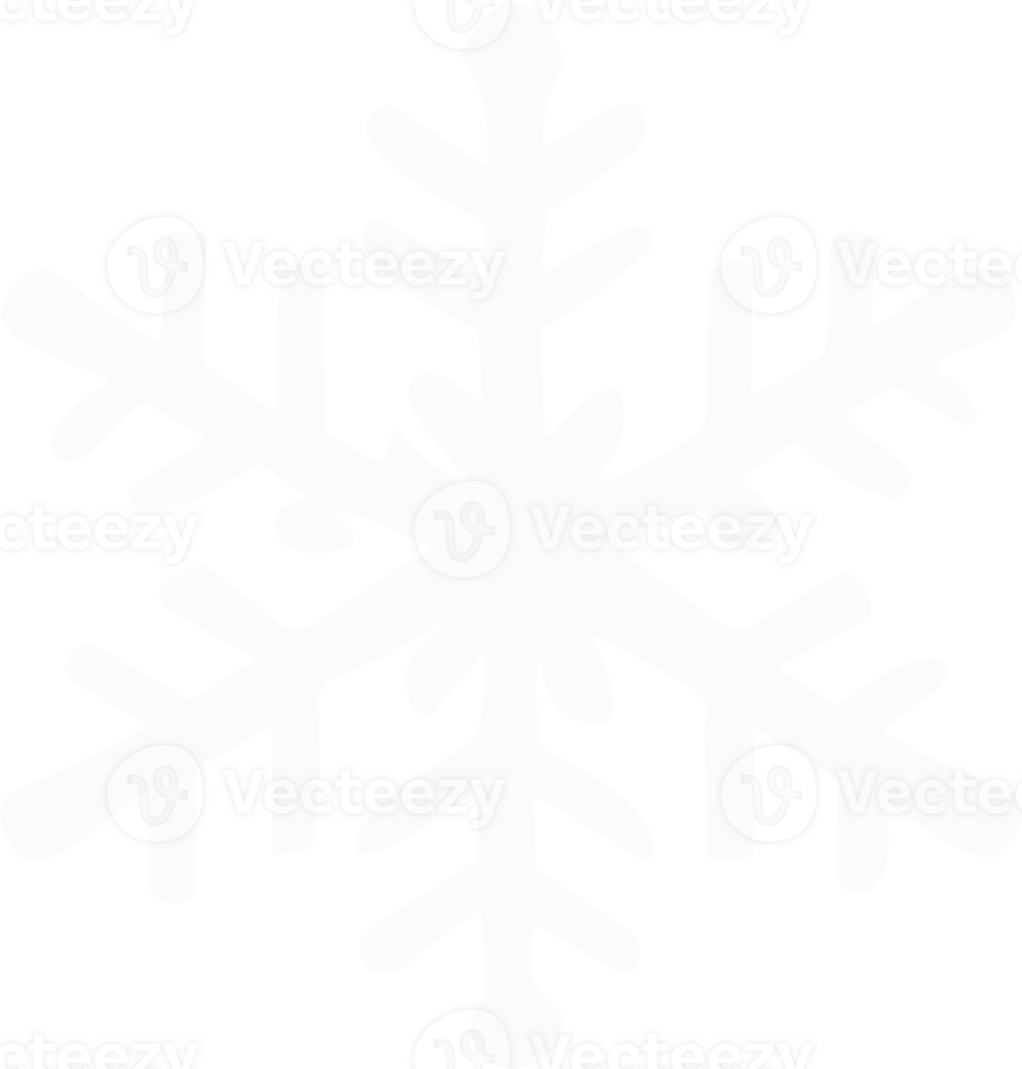 Crystal Snowflake AI Generative png