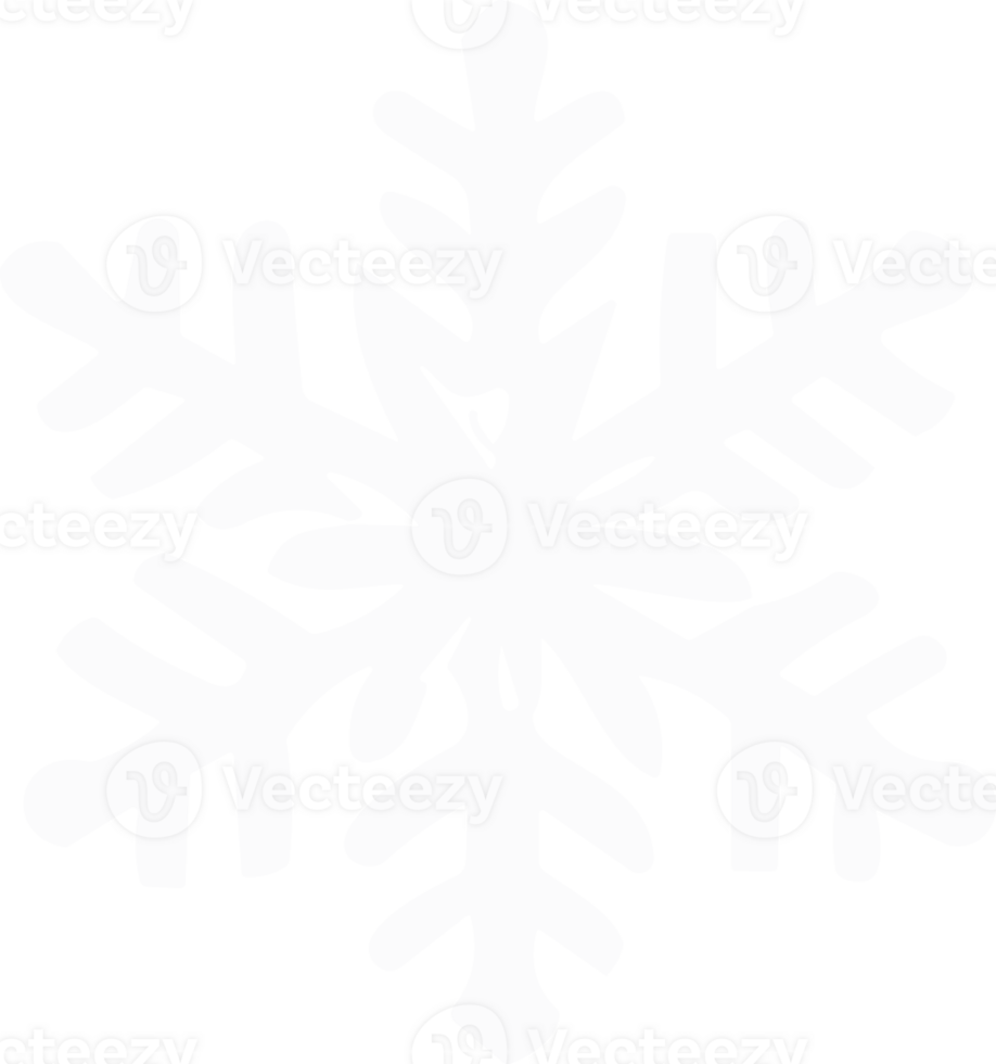 Crystal Snowflake AI Generative png
