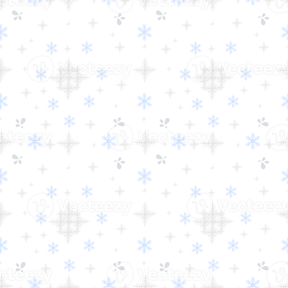 seamless snowflakes pattern, winter background png