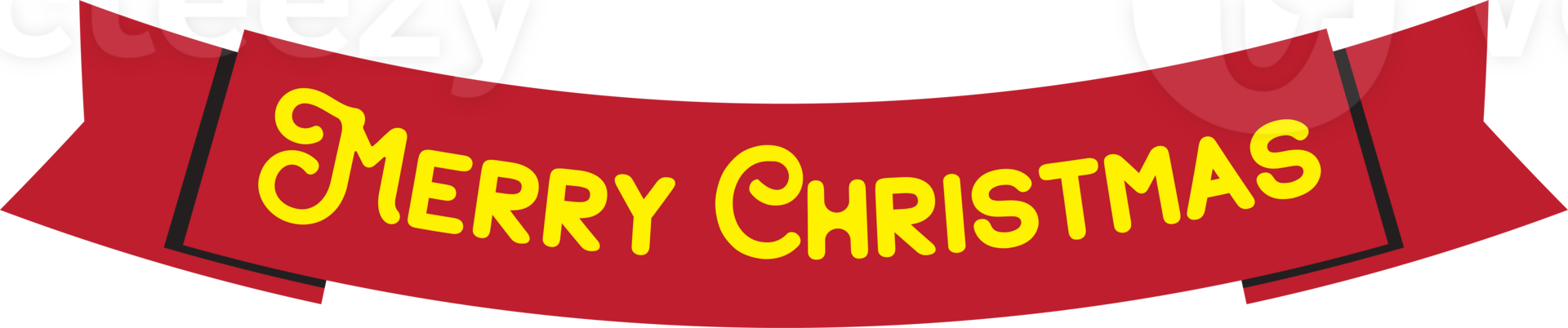 The merry christmas tag for holiday concept png