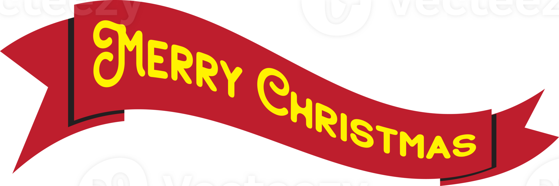 The merry christmas tag for holiday concept png