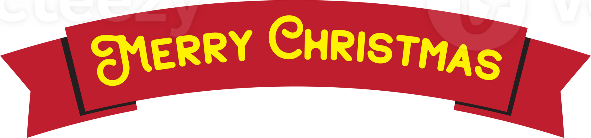 The merry christmas tag for holiday concept png