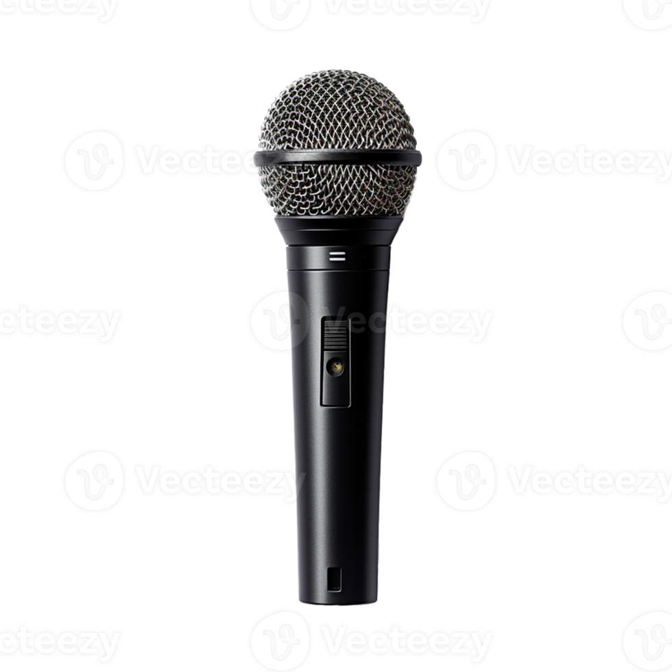 AI Generative microphone speaker  on transparent background, AI generative png
