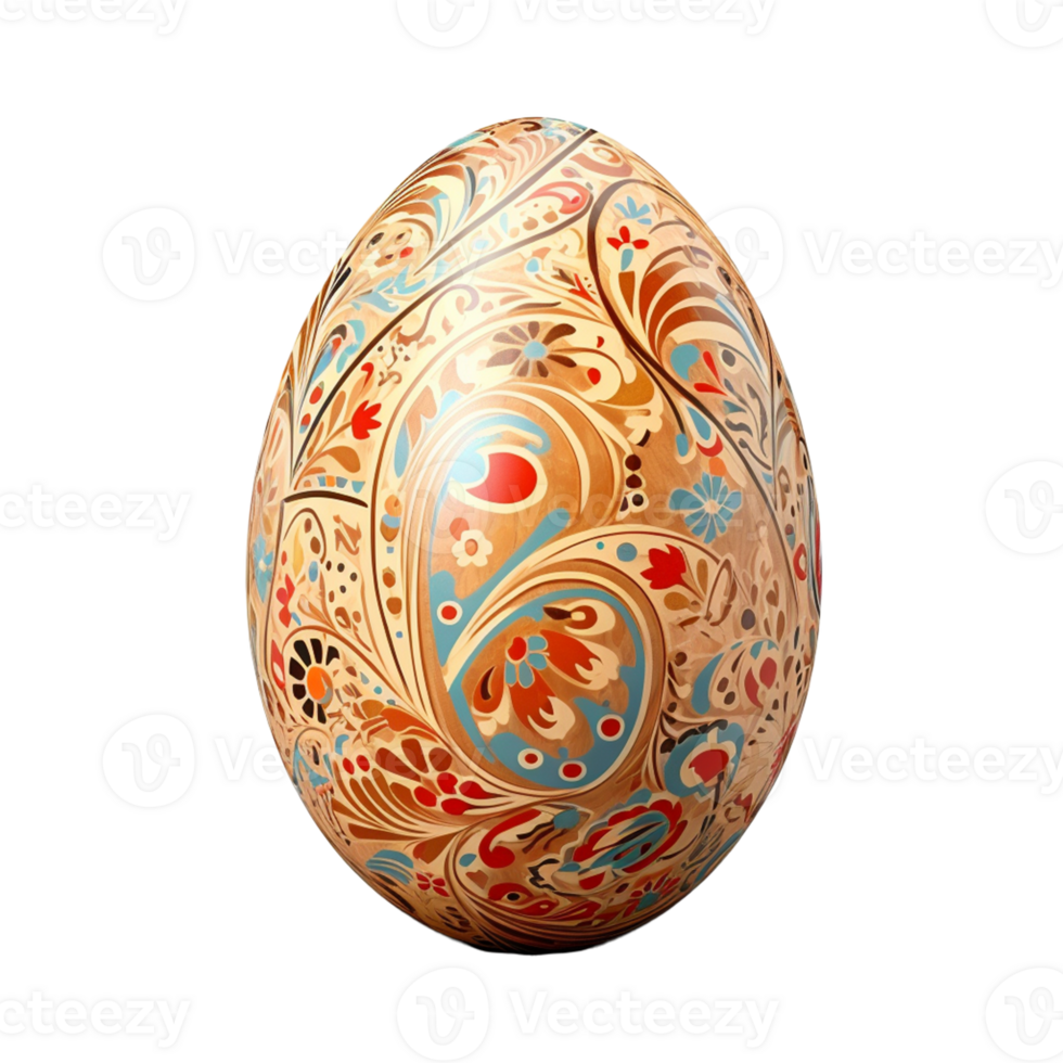 AI Generative Easter egg collage  on transparent background  AI generative png