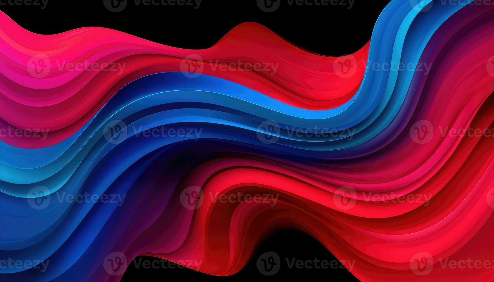 A Symphony of Random Abstract Shapes AI generated photo