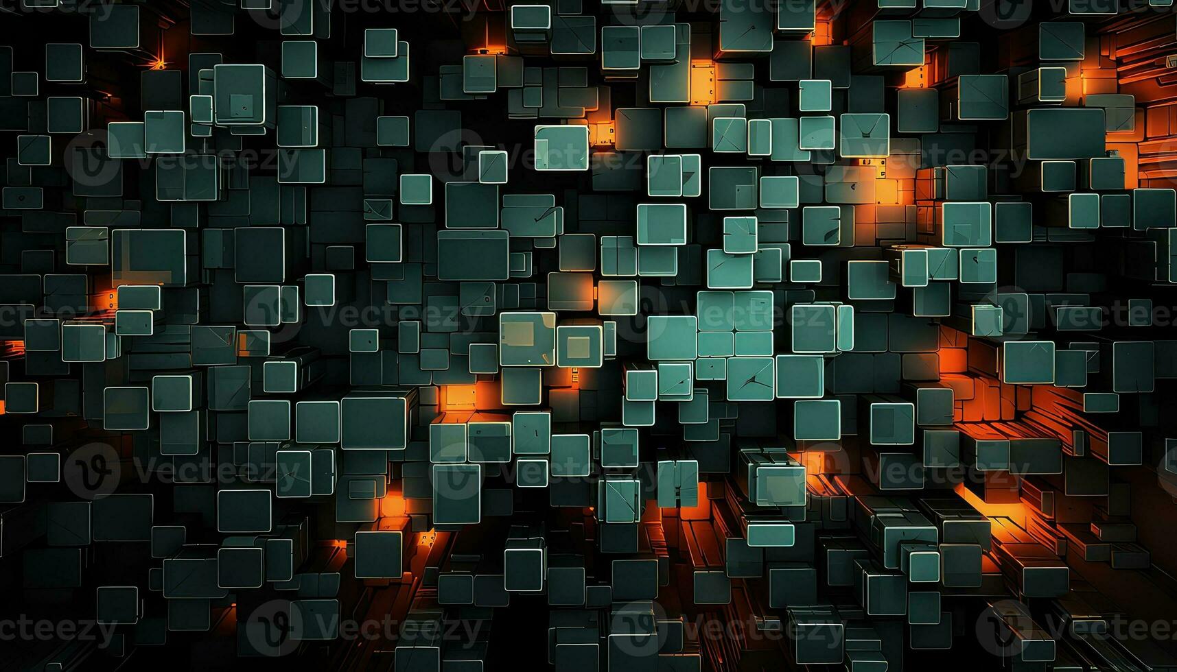 Exploring the Beauty of Random Abstract Forms AI generated photo