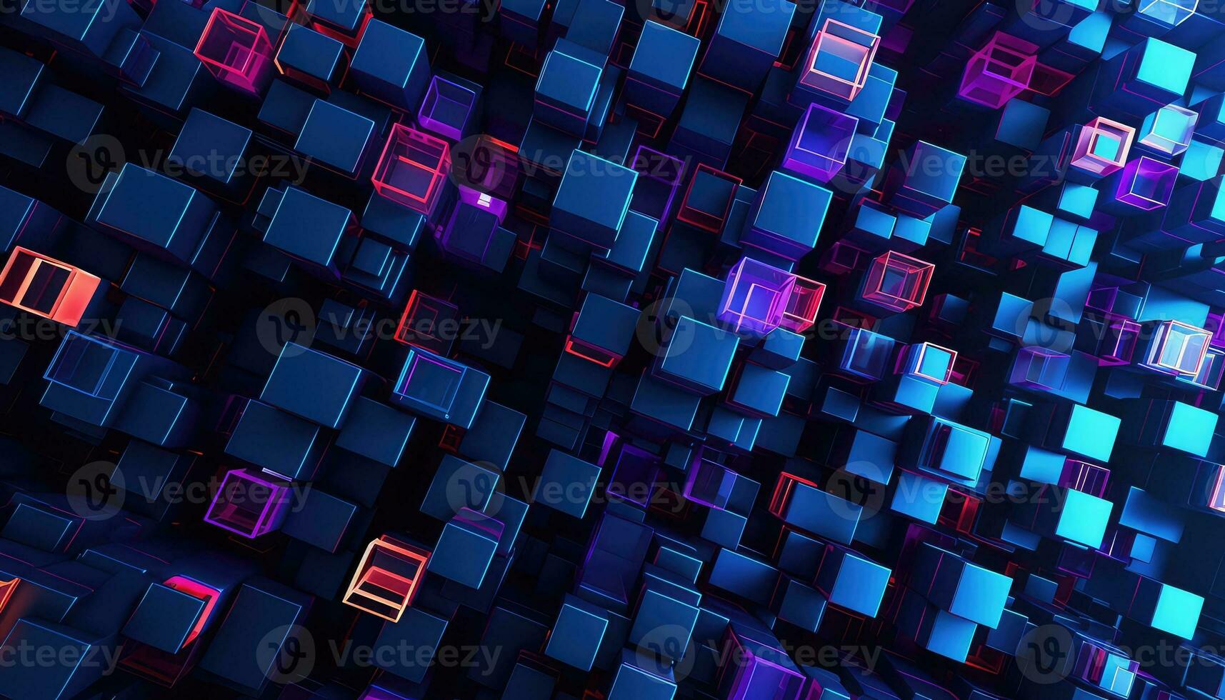 Exploring the Beauty of Random Abstract Forms AI generated photo