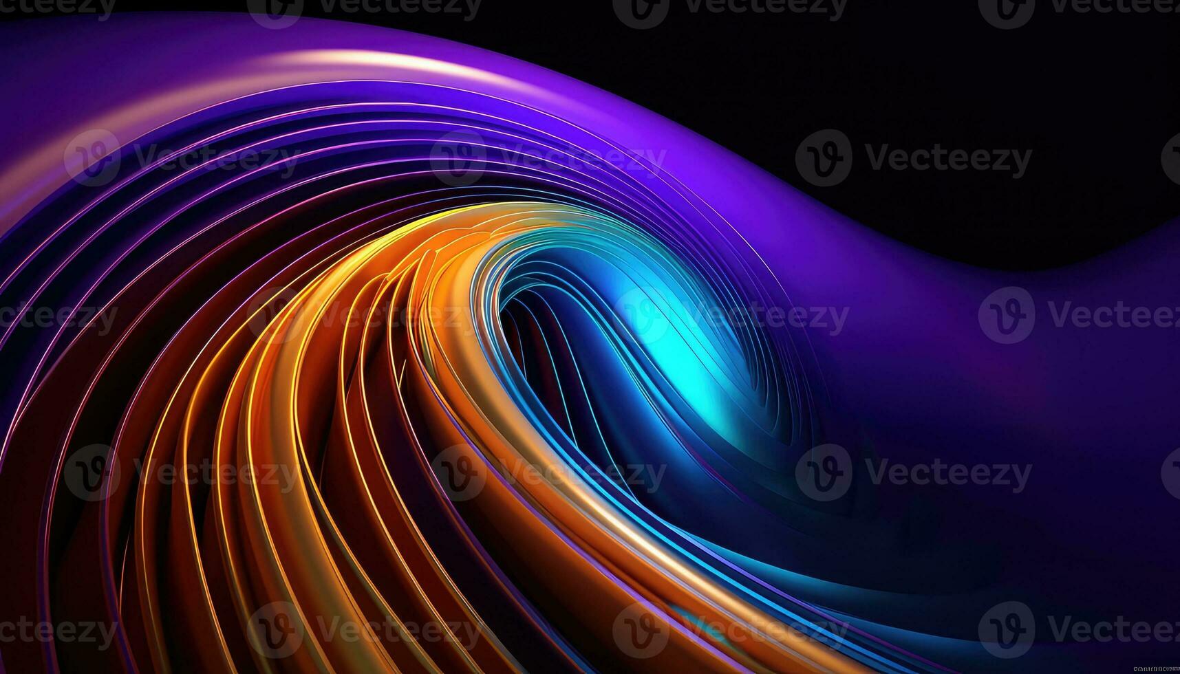 Exploring the Beauty of Random Abstract Forms AI generated photo