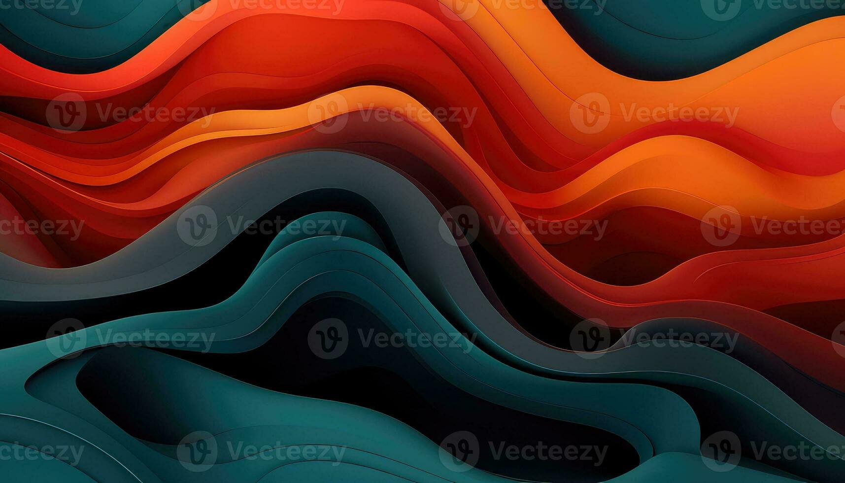 Exploring the Beauty of Random Abstract Forms AI generated photo