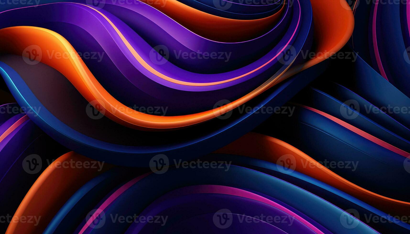 Exploring the Beauty of Random Abstract Forms AI generated photo