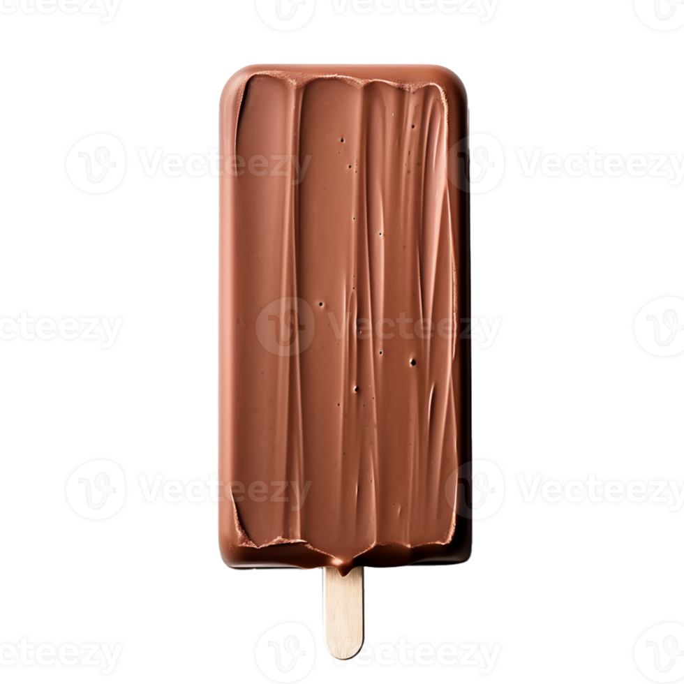 AI Generative chocolate bar on transparent background , AI generative png