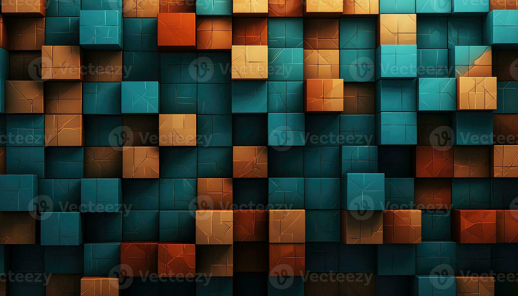 Abstract Chaos A Canvas of Random Shapes AI generated photo