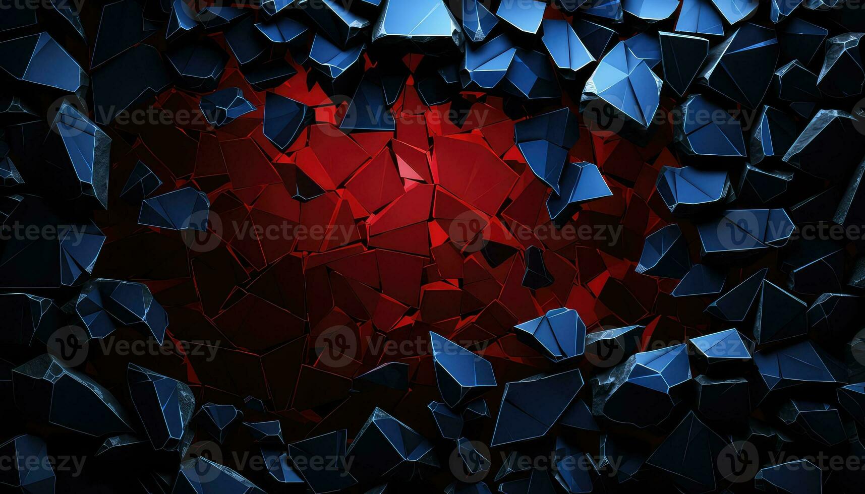 Abstract Shapes Unleashed A Display of Randomness AI generated photo