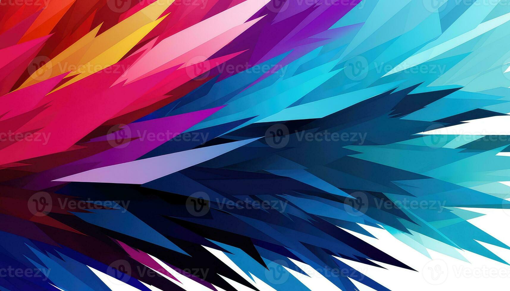 Abstract Shapes Unleashed A Display of Randomness AI generated photo