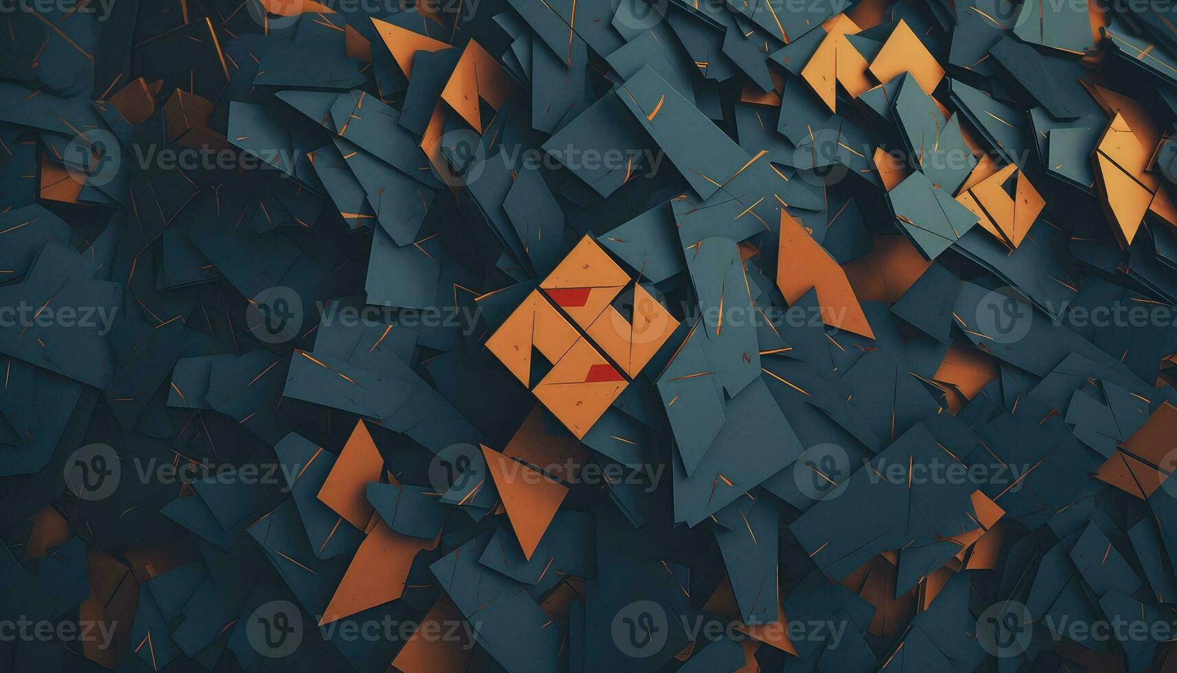 Abstract Shapes Unleashed A Display of Randomness AI generated photo