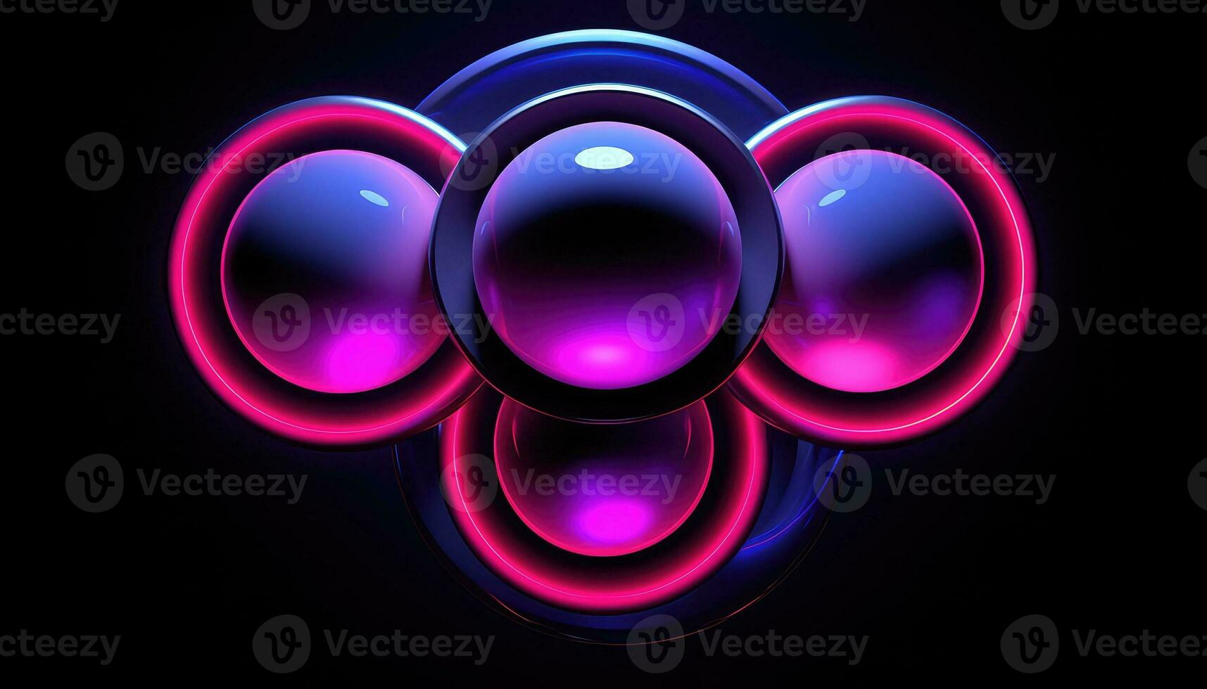 Abstract Shapes Unleashed A Display of Randomness AI generated photo