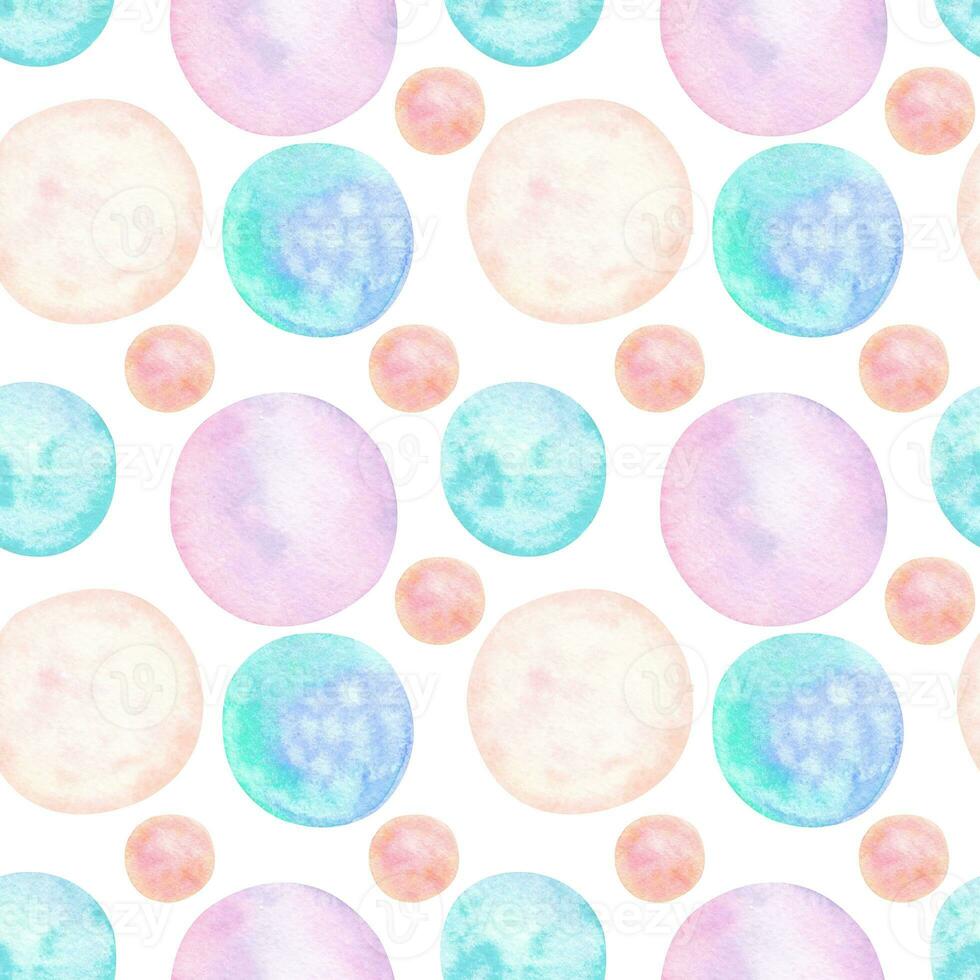 Watercolor abstract seamless pattern photo