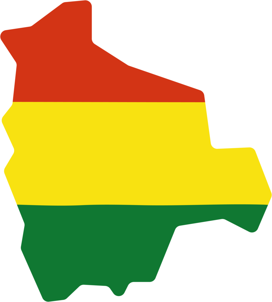 drawing of bolivia flag map. png