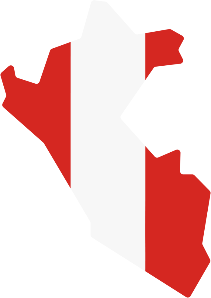 drawing of peru flag map. png