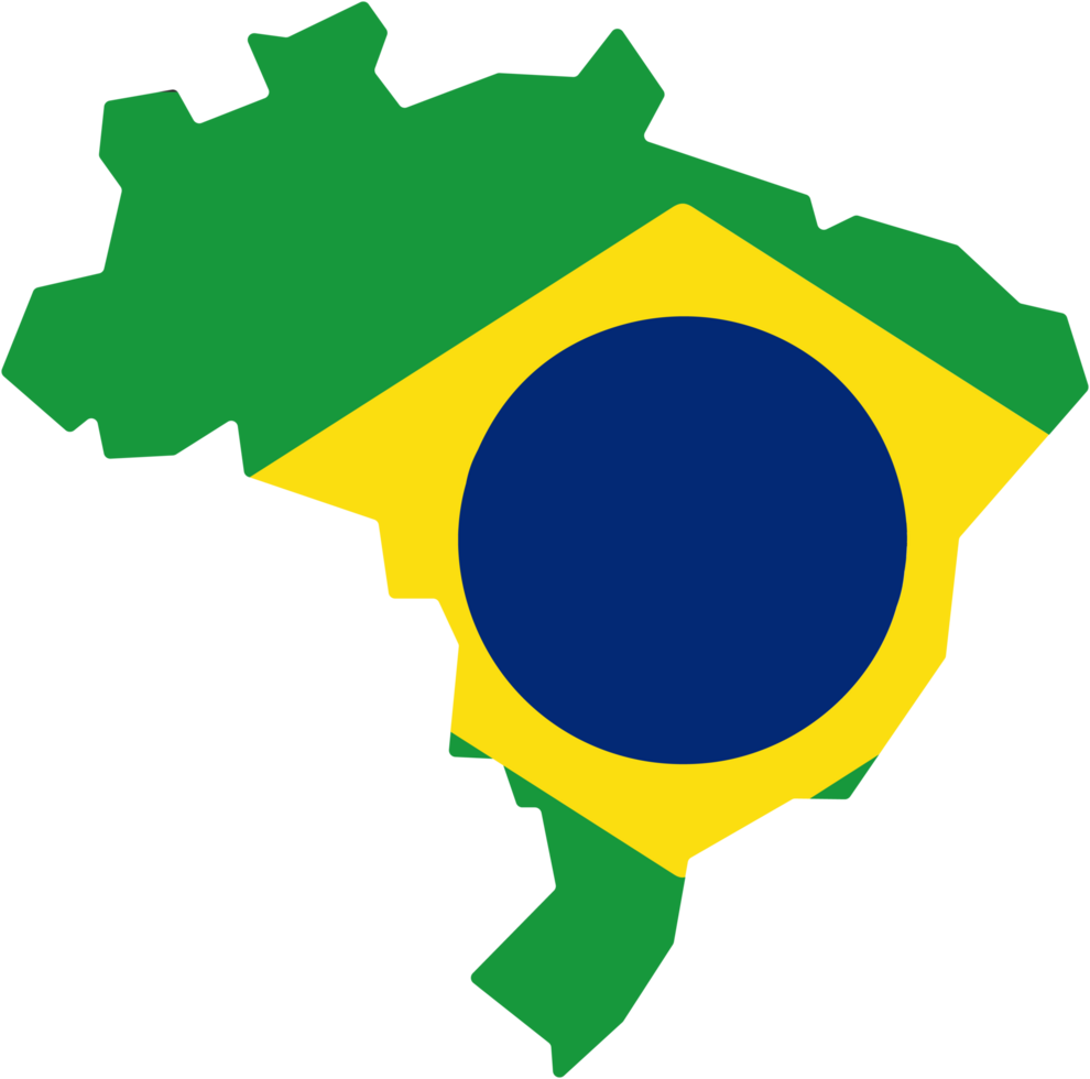 drawing of brazil flag map. png