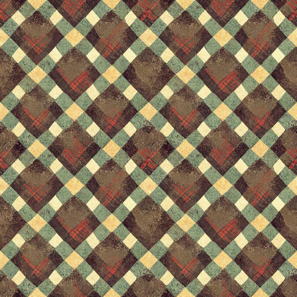 Checkered abstract seamless pattern. Print for printing on fabric, wrapping paper, scrapbooking photo