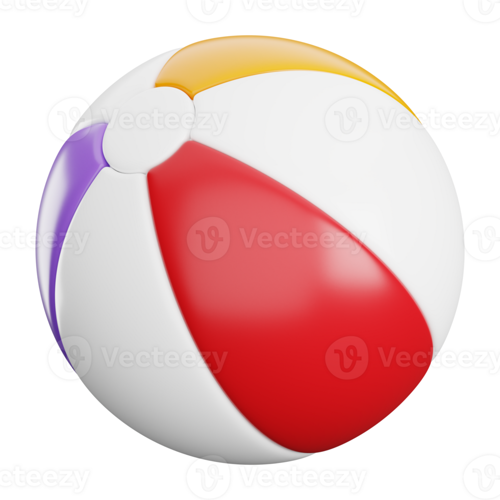 3d bola ilustração png