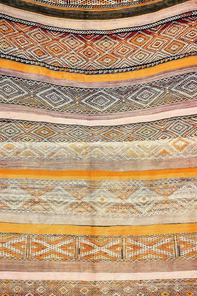 Ornate fabric pattern photo