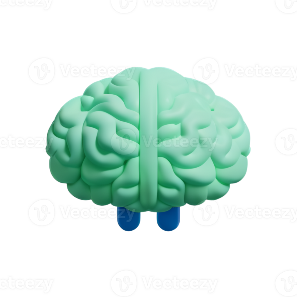 Brain Creativity Idea AI Generative png