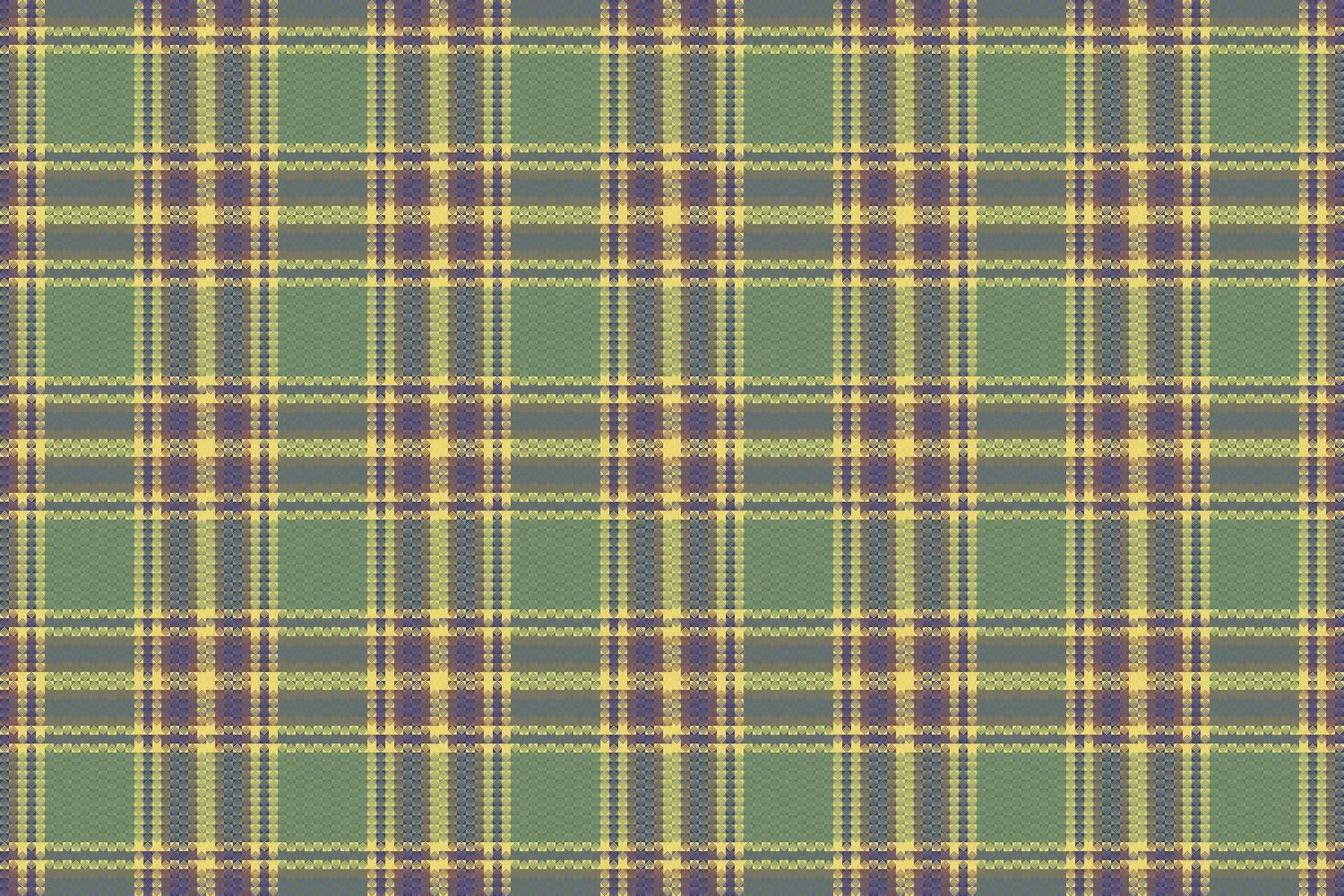 Tartan plaid pattern with texture and nature color. vector