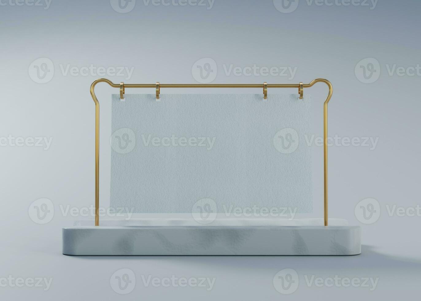 desk calendar with white paper suitable for calendar design presentation photo