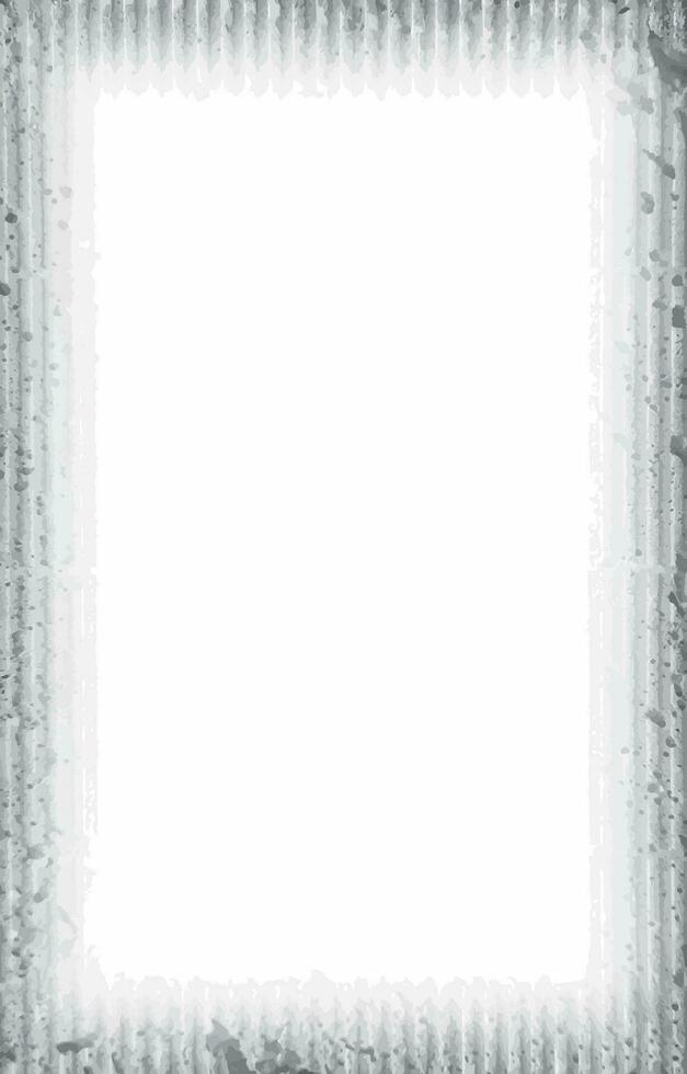 a white square frame on a cracked wall, Grunge border, backgrounds textured photographic effect template vector
