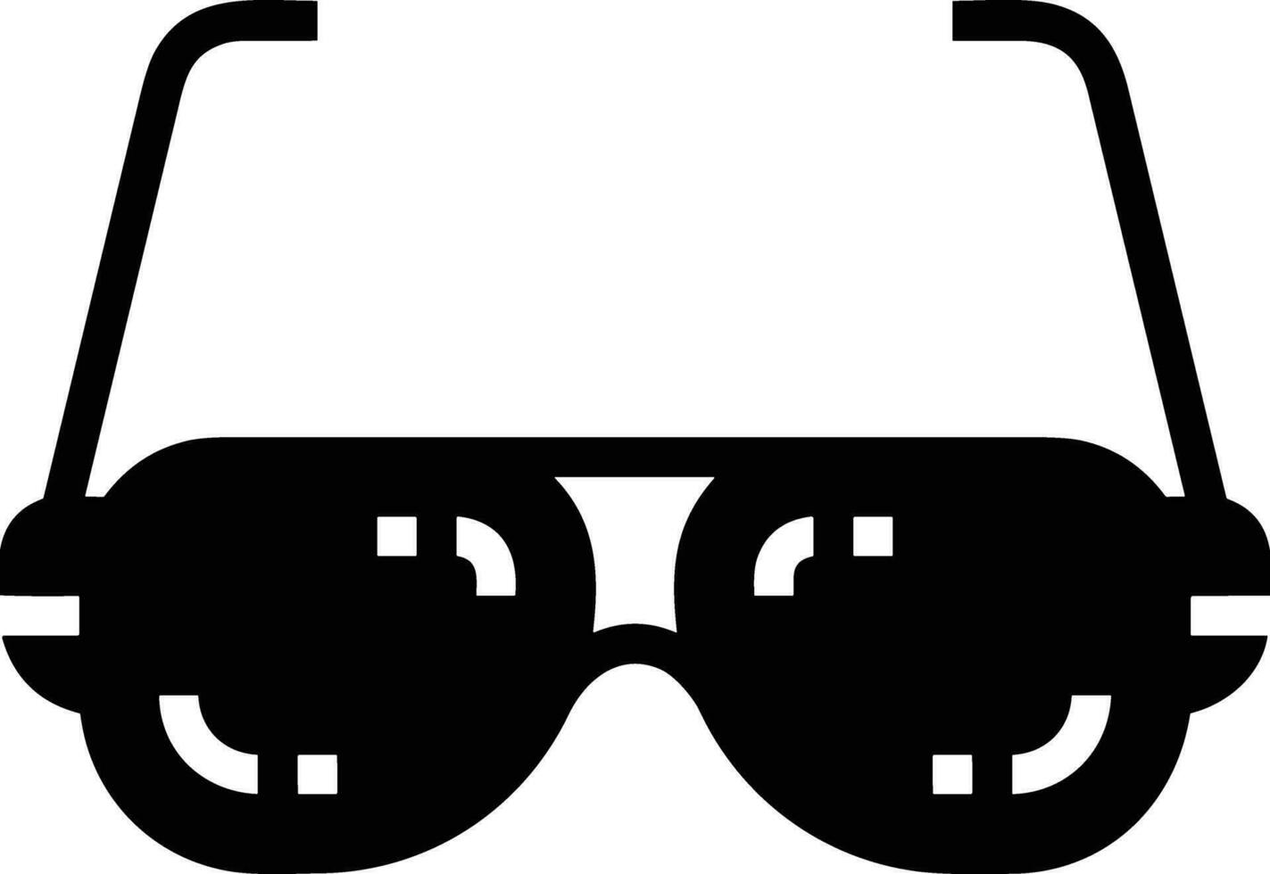 Glasses optical icon symbol image vector. Illustration of sunglasses protection eyesight graphic design image vector