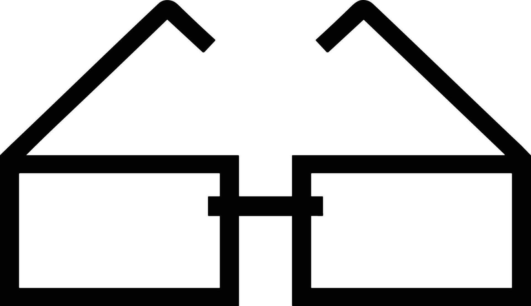 Glasses optical icon symbol image vector. Illustration of sunglasses protection eyesight graphic design image vector