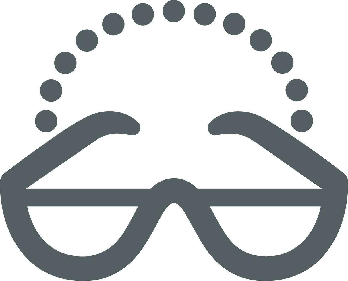 Glasses optical icon symbol image vector. Illustration of sunglasses protection eyesight graphic design image vector