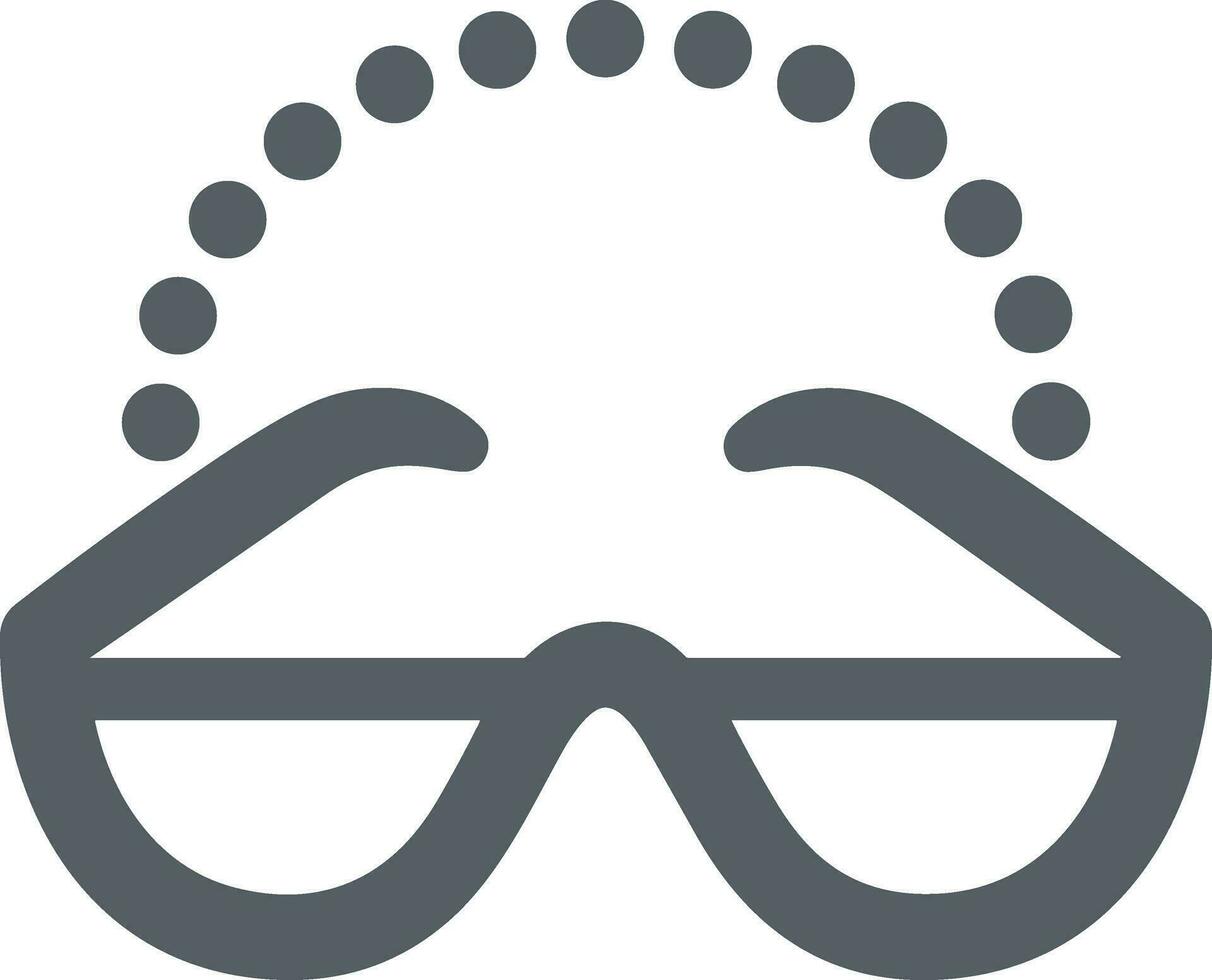 lentes óptico icono símbolo imagen vector. ilustración de Gafas de sol proteccion vista gráfico diseño imagen vector