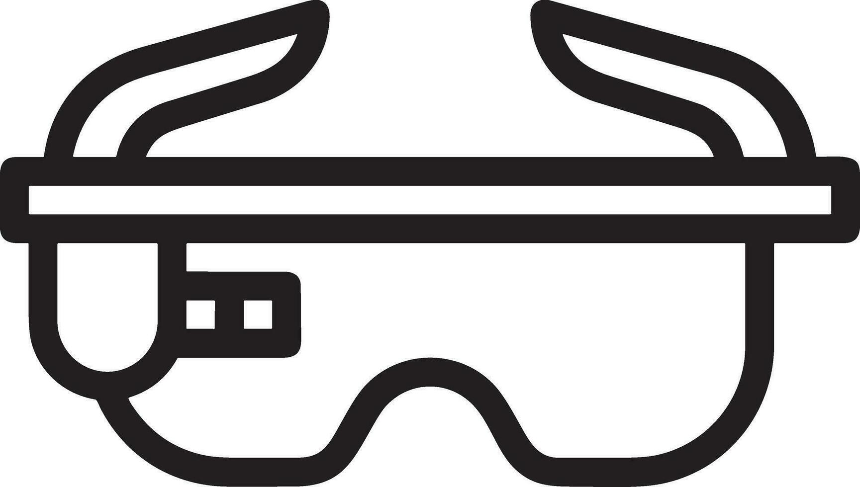 lentes óptico icono símbolo imagen vector. ilustración de Gafas de sol proteccion vista gráfico diseño imagen vector