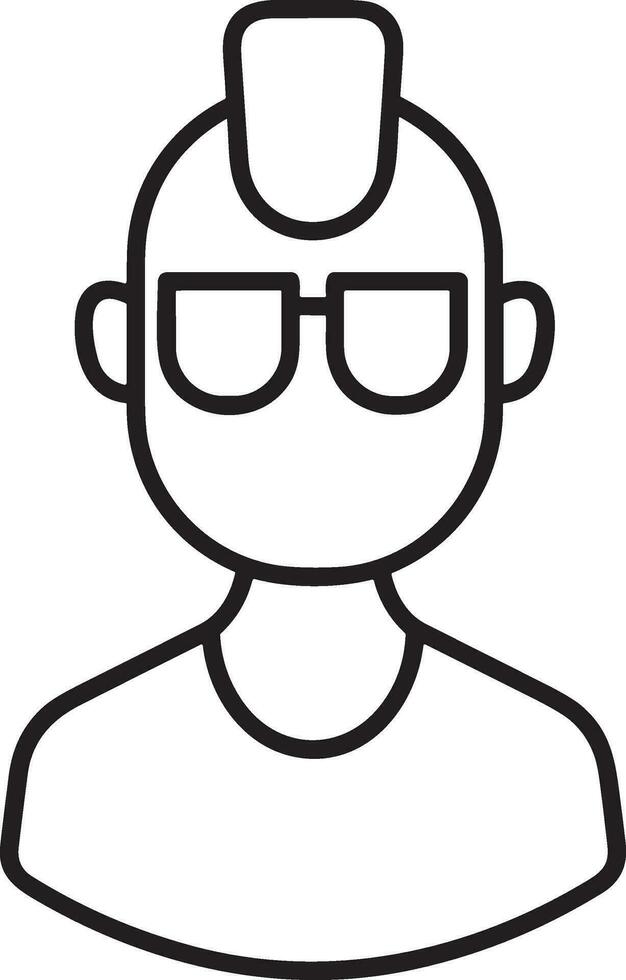 Glasses optical icon symbol image vector. Illustration of sunglasses protection eyesight graphic design image vector