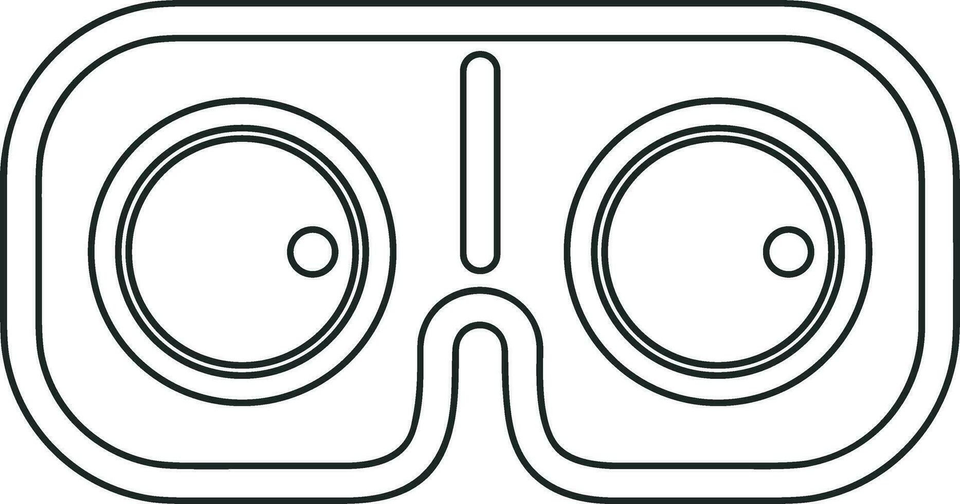 lentes óptico icono símbolo imagen vector. ilustración de Gafas de sol proteccion vista gráfico diseño imagen vector