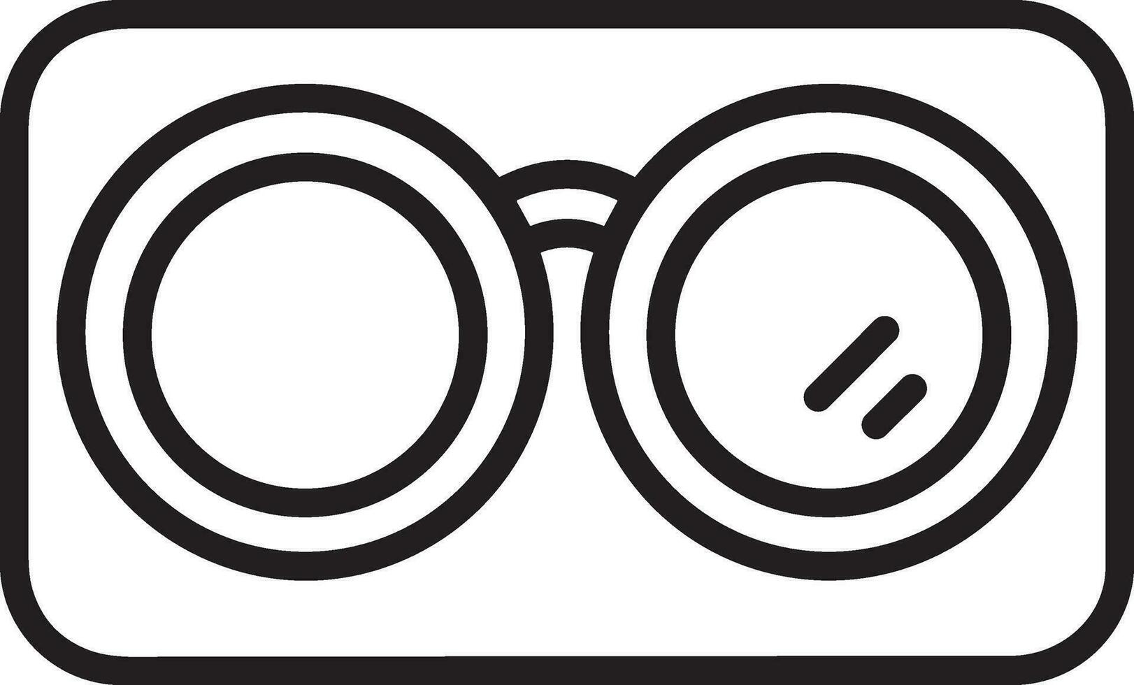 lentes óptico icono símbolo imagen vector. ilustración de Gafas de sol proteccion vista gráfico diseño imagen vector