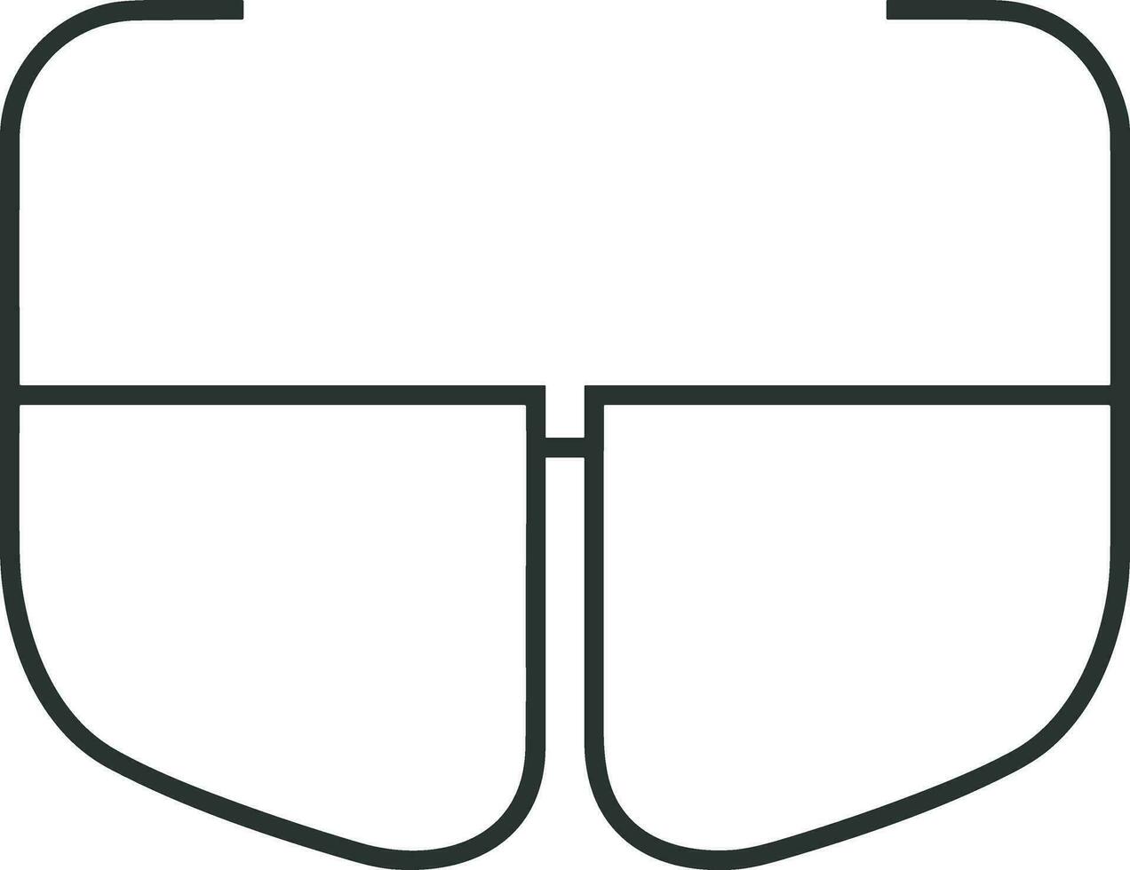 Glasses optical icon symbol image vector. Illustration of sunglasses protection eyesight graphic design image vector