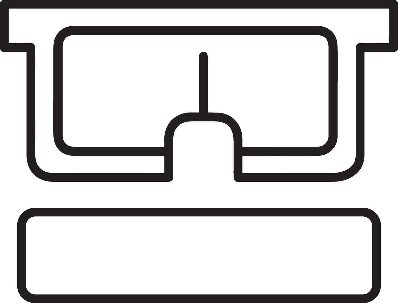 Glasses optical icon symbol image vector. Illustration of sunglasses protection eyesight graphic design image vector