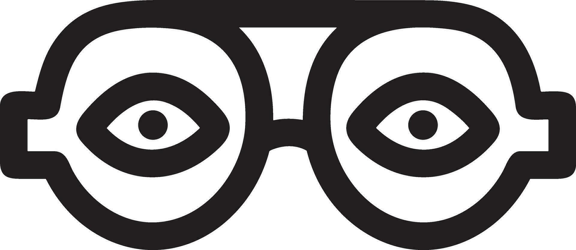 Glasses optical icon symbol image vector. Illustration of sunglasses protection eyesight graphic design image vector